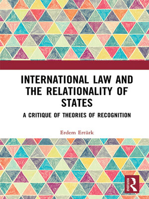 cover image of International Law and the Relationality of States